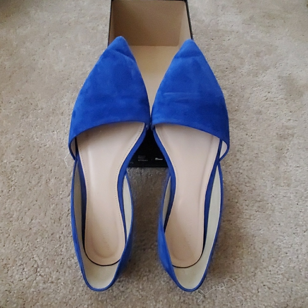 J.Crew Sloane Suede D'Orsay Flats